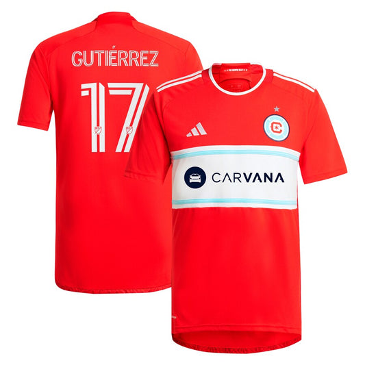 Brian Gutiérrez Chicago Fire Team 2024 Return To Red Player Jersey – Red