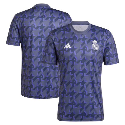 Real Madrid Team 2023/24 Pre-Match Top - Navy