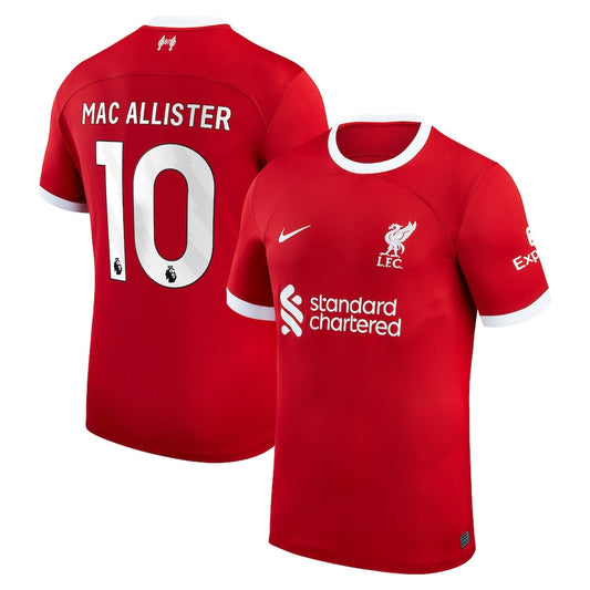 Alexis Mac Allister Liverpool Team 2023/24 Home Player Jersey - Red