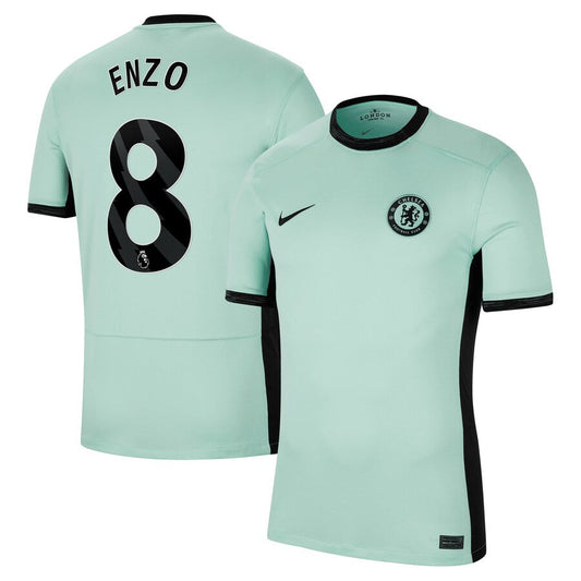 Enzo Fernández Chelsea Team 2023/24 Third Stadium Player Jersey - Mint