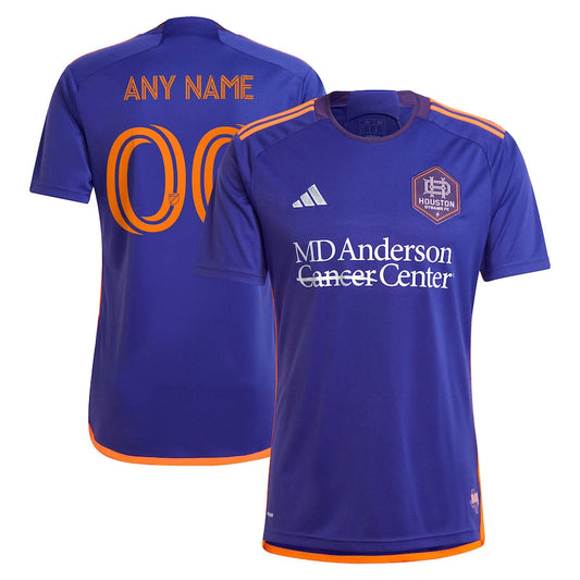 Houston Dynamo FC Team 2024 Still Holdin' Custom Jersey – Purple