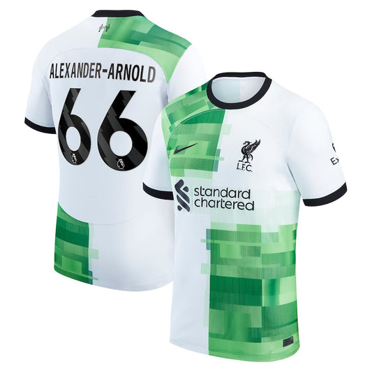 Trent Alexander-Arnold Liverpool Team 2023/24 Away Player Jersey - White