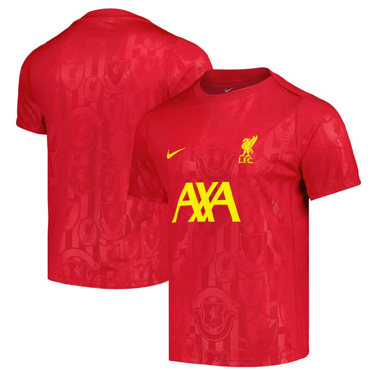 Liverpool Team 2024/25 Academy Pro Pre-Match Top - Red