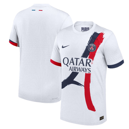 Paris Saint-Germain Team 2024/25 Away Customized Jersey - White