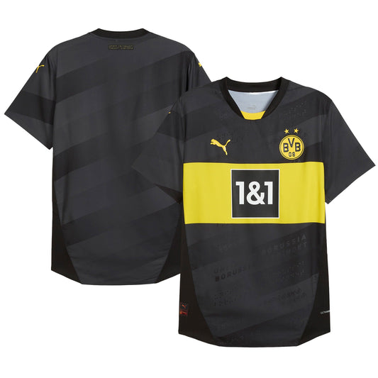 Borussia Dortmund Team 2024/25 Away Customized Jersey - Black