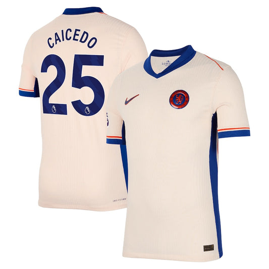 Moisés Caicedo Chelsea Team 2024/25 Away Player Jersey - Orange