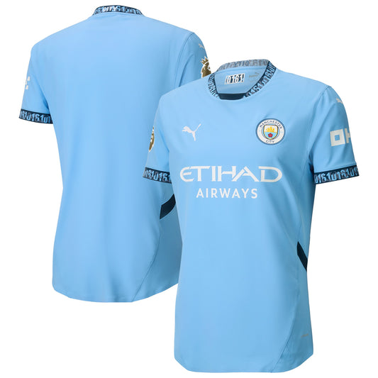 Manchester City Team 2024/25 Home Jersey - Light Blue