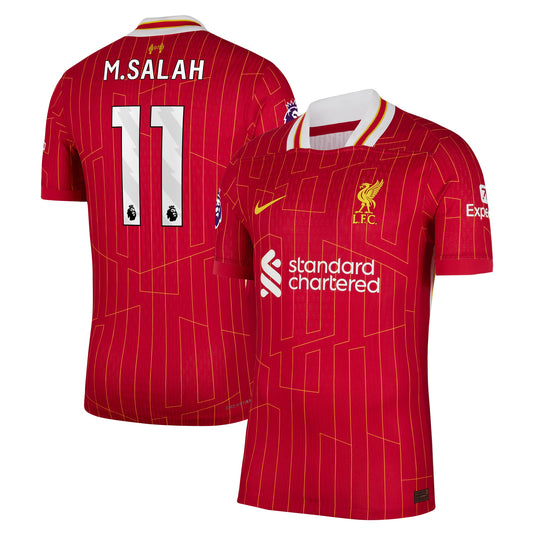 Mohamed Salah Liverpool Team 2024/25 Home Player Jersey – Red