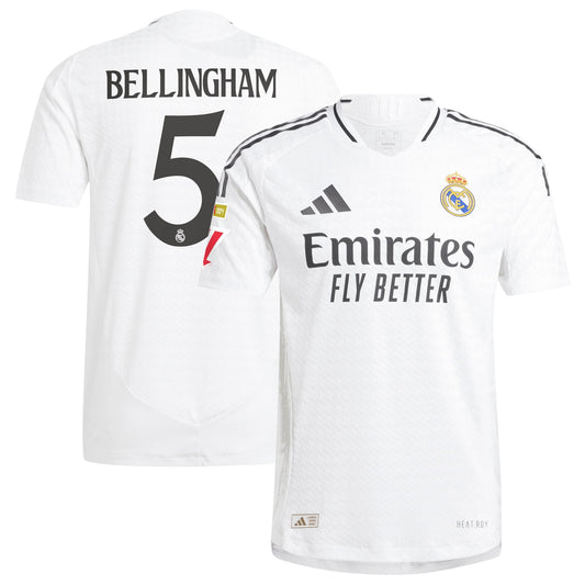 Jude Bellingham Real Madrid Team 2024/25 Home Player Jersey - White