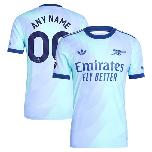 Arsenal Team 2024/25 Third Customized Jersey - Aqua