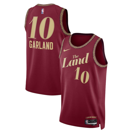 Darius Garland Cleveland Cavaliers Team Unisex 2023/24 Swingman Jersey - Wine - City Edition