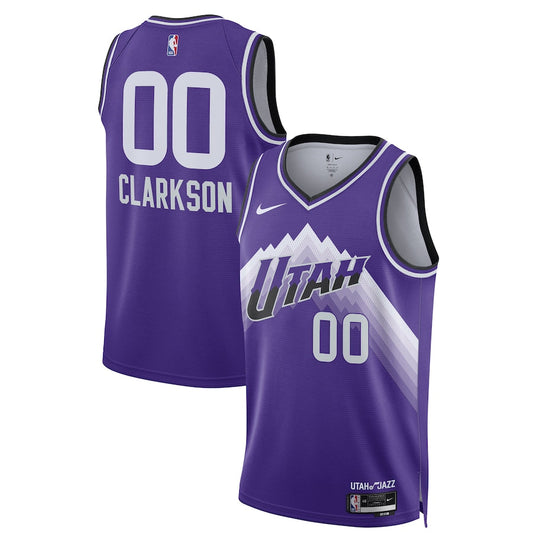 Jordan Clarkson Utah Jazz Team Unisex 2023/24 Swingman Jersey - Purple - City Edition
