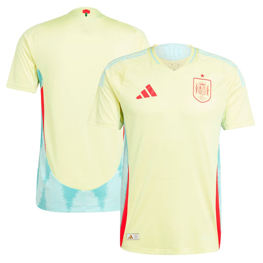 Spain National Team Team 2024 Away Authentic Jersey - Yellow