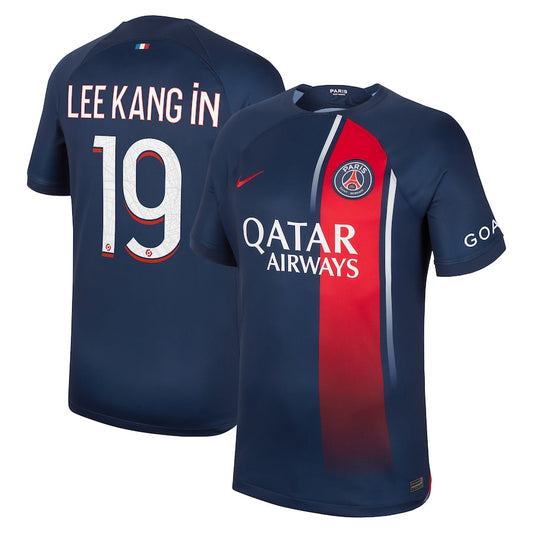 Lee Kang In Paris Saint-Germain Team 2023/24 Home Player Jersey - Navy