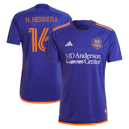 Héctor Herrera Houston Dynamo FC Team 2024 Still Holdin' Player Jersey – Purple
