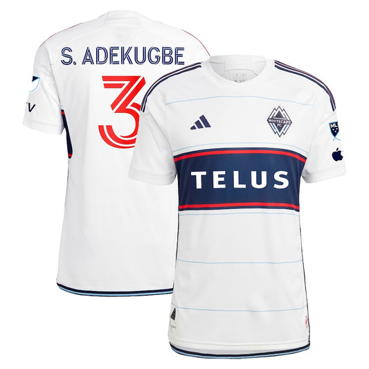 Samuel Adekugbe Vancouver Whitecaps FC Team 2024 Bloodlines Authentic Player Jersey - White