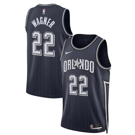 Franz Wagner Orlando Magic Team Unisex 2023/24 Swingman Jersey - Navy - City Edition