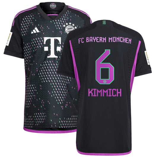 Joshua Kimmich Bayern Munich Team 2023/24 Away Player Jersey - Black