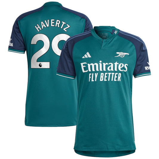 Kai Havertz Arsenal Team 2023/24 Third Player Jersey - Green
