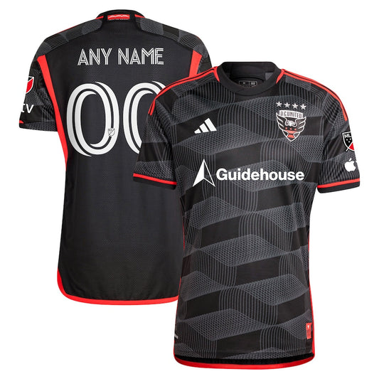 D.C. United Team 2024 The Icon Kit Authentic Custom Jersey – Black