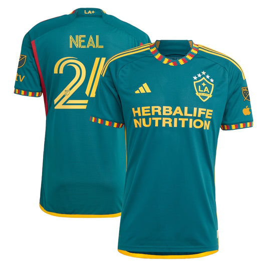 Jalen Neal LA Galaxy Team 2024 LA Kit Authentic Player Jersey - Green