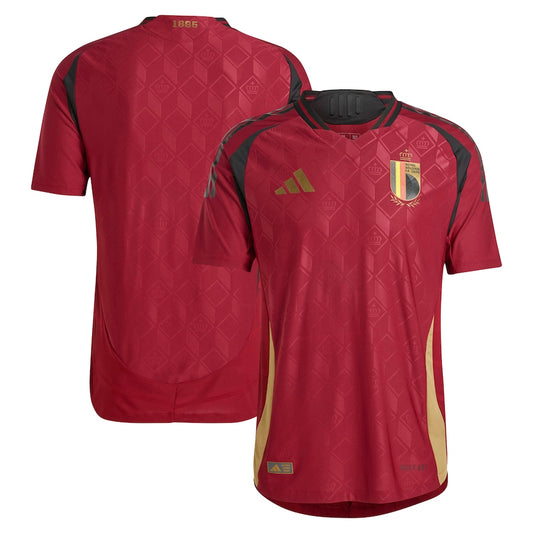 Belgium National Team Team 2024 Home Authentic Jersey - Burgundy