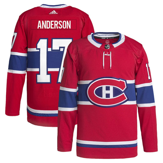 Josh Anderson Montreal Canadiens Team Home Primegreen Authentic Pro Player Jersey - Red
