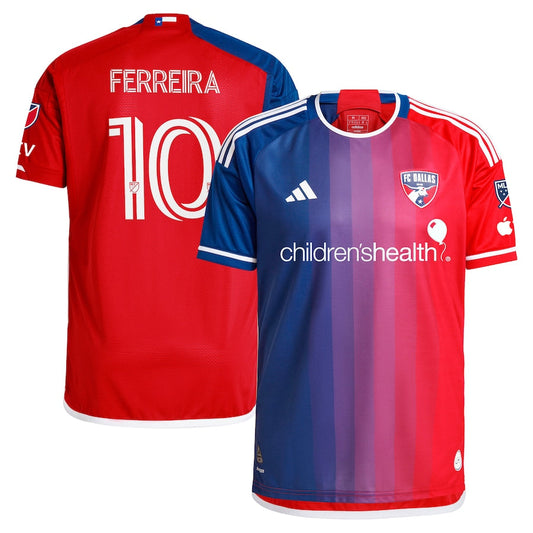Jesus Ferreira FC Dallas Team 2024 After Burner Authentic Player Jersey – Navy