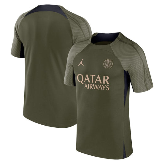 Paris Saint-Germain Team 2023/24 Fourth Strike Training Top - Olive