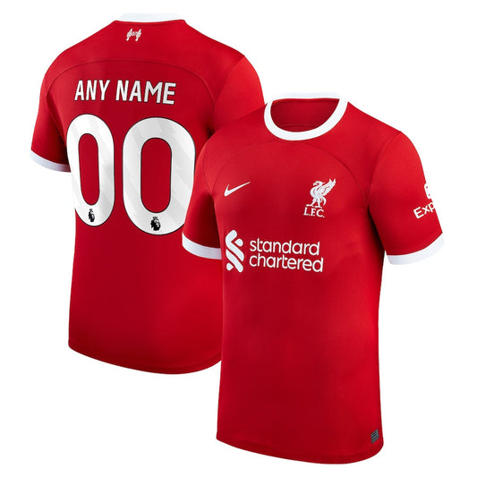 Liverpool Team 2023/24 Home Custom Jersey - Red