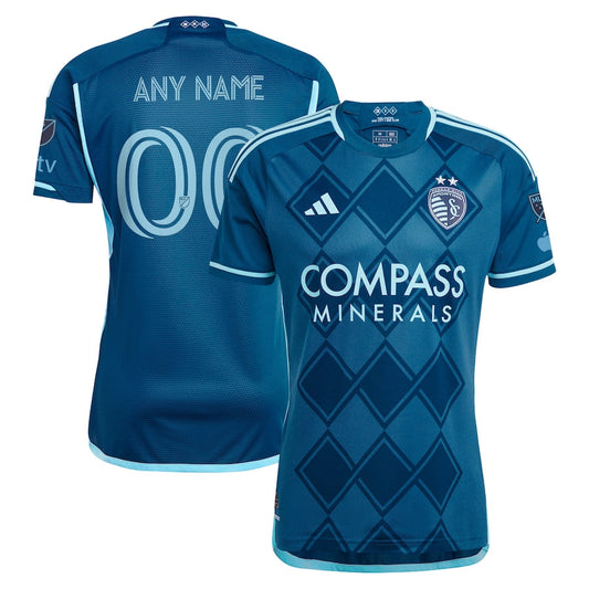 Sporting Kansas City Team 2024 Diamonds Our Forever Authentic Custom Jersey – Navy