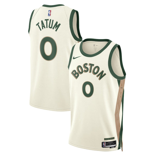 Jayson Tatum Boston Celtics Team Unisex 2023/24 Swingman Jersey - White - City Edition