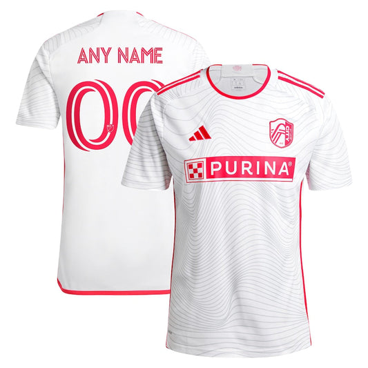 St. Louis City SC Team 2024 The Confluence Kit Custom Jersey - White