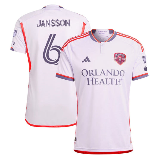 Robin Jansson Orlando City SC Team 2024 Legacy Kit Authentic Player Jersey – Purple