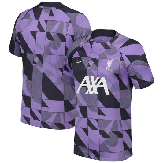 Liverpool Team 2023/24 Academy Pro Pre-Match Top - Purple