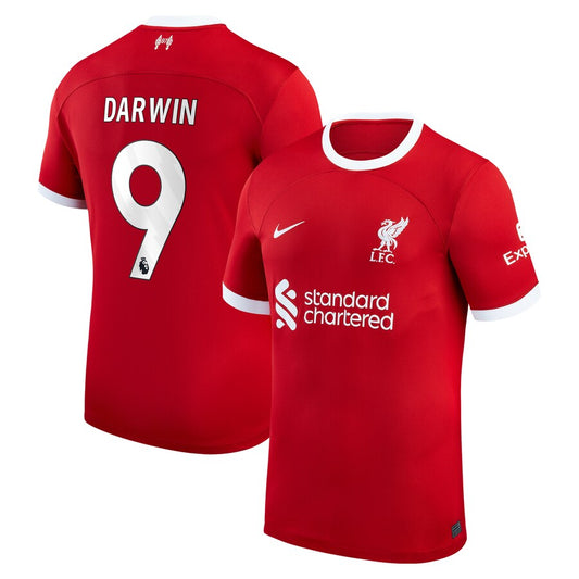 Darwin Núñez Liverpool Team 2023/24 Home Jersey - Red