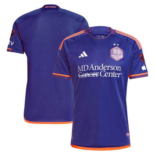 Houston Dynamo FC Team 2024 Still Holdin' Authentic Jersey – Purple
