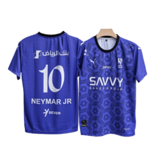 Al Hilal Team 2024-2025 Neymar JR 10 home Jersey - Blue