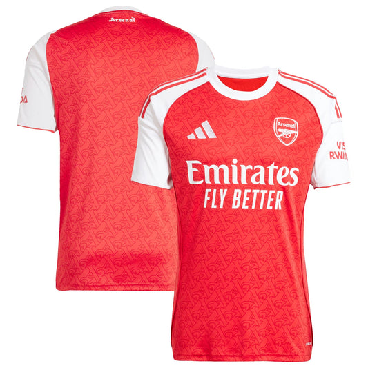 Arsenal Home Jersey Red 2025–26 Premium Fan Edition Soccer Jersey - Red