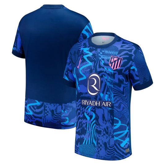 Atletico de Madrid Team 2024/25 Third Custom Jersey - Blue