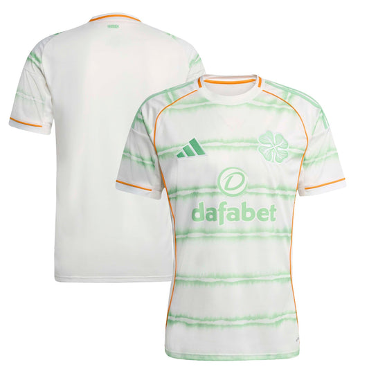 Celtic Third Custom Jersey White 2025–26 Premium Fan Edition Soccer Jersey - White