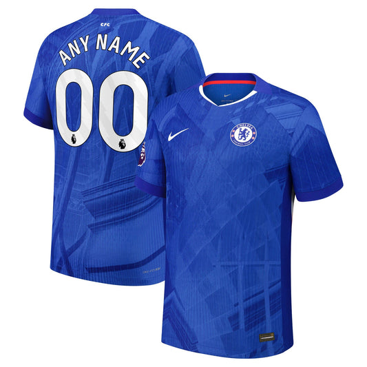 Chelsea Home Custom Jersey Blue 2025–26 Premium Fan Edition Soccer Jersey - Blue