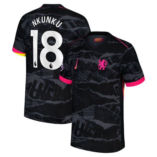Christopher Nkunku Chelsea Team 2024/25 Third Player Jersey - Anthracite