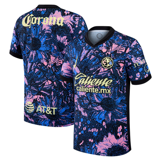 Club America Team Shirt 2024/25 Third Customized Jersey - Blue