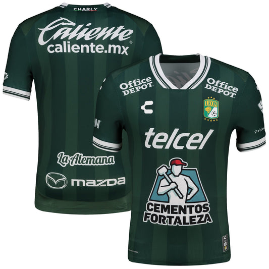 Club Leon Charly Home Authentic Jersey Green 2025–26 Premium Fan Edition Soccer Jersey - Green