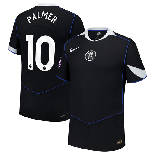 Cole Palmer Chelsea Third Player Jersey Black 2025–26 Premium Fan Edition Soccer Jersey - Black