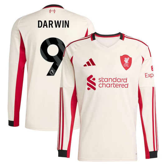Darwin 2025–26 Premium Fan Edition Soccer Jersey - White
