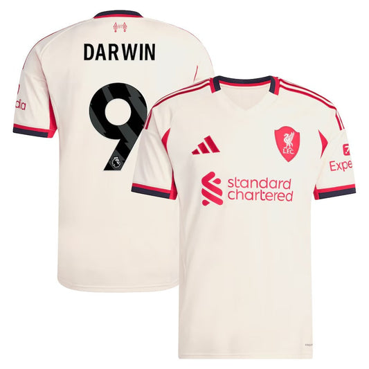 Darwin 2025–26 Premium Fan Edition Soccer Jersey - White