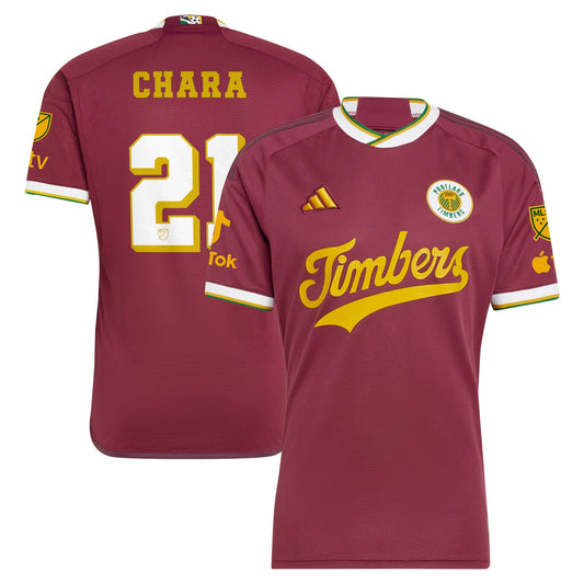 Diego Chara Portland Timbers Team 2024 Archive Jersey - Red