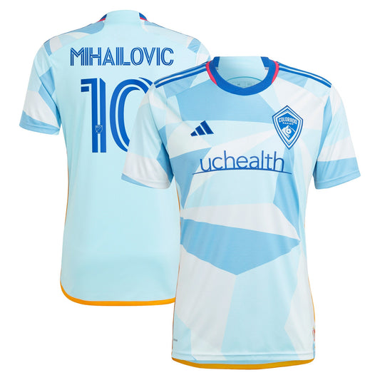 Djordje Mihailovic Colorado Rapids Team 2024 New Day Kit Player Jersey - Light Blue